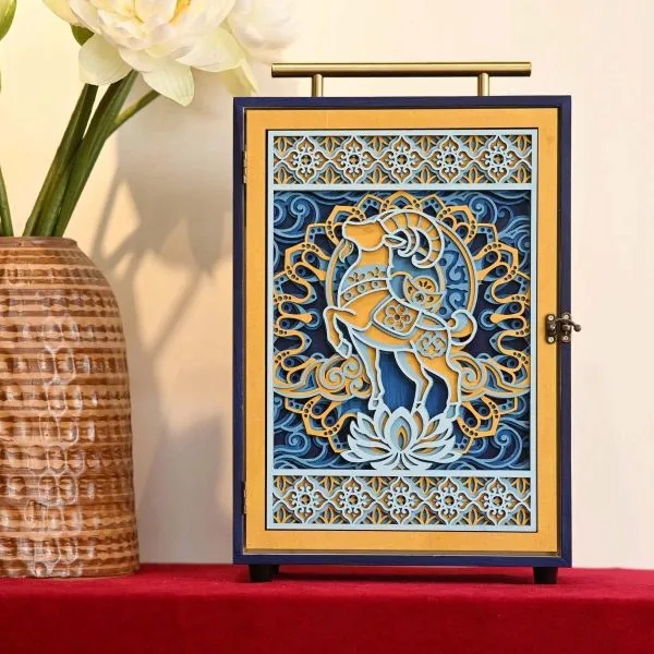 Hộp gỗ HG-03 Linh Dương Cát Tường
